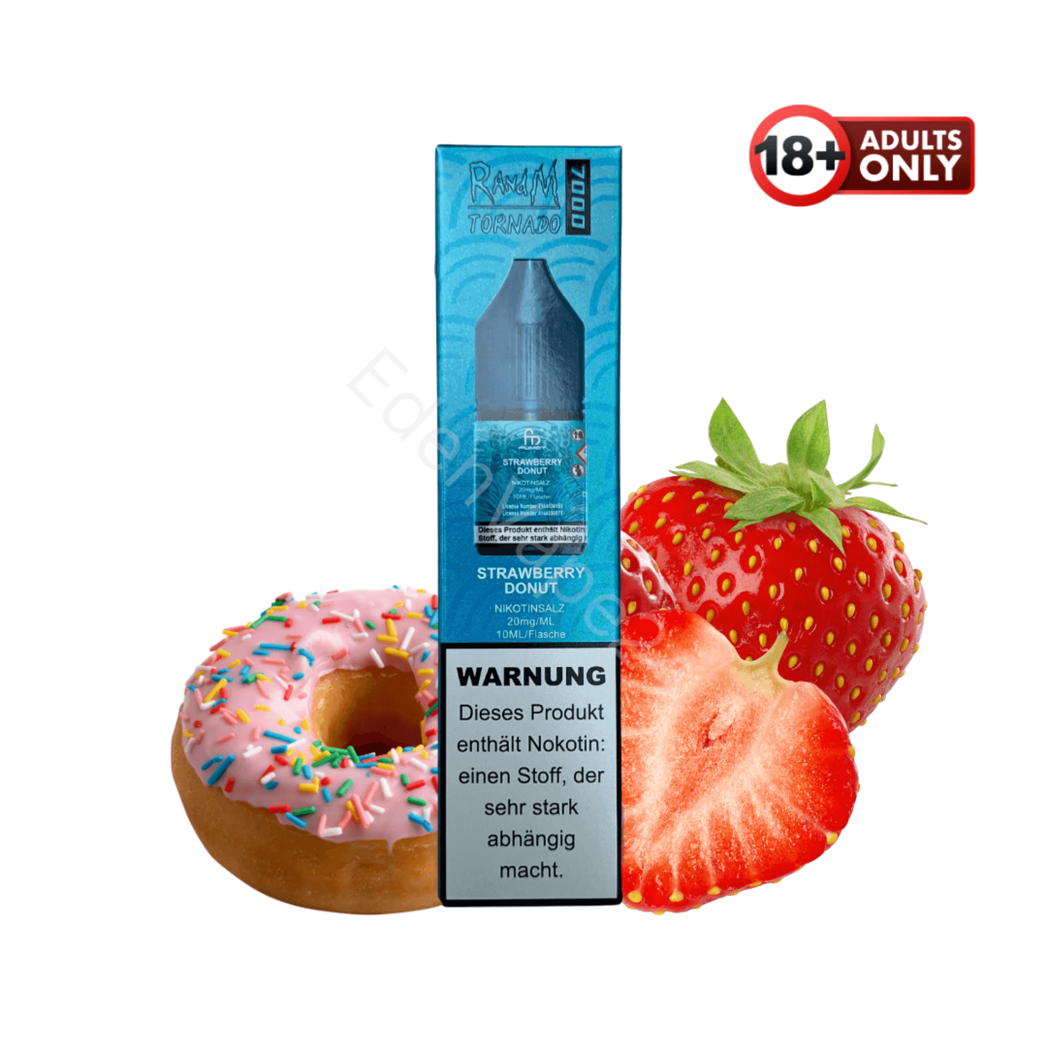 RandM Tornado 7000 Liquid - Strawberry Donut - EdenVape24
